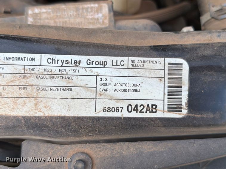 image for item EW8937 2010 Dodge Grand Caravan van
