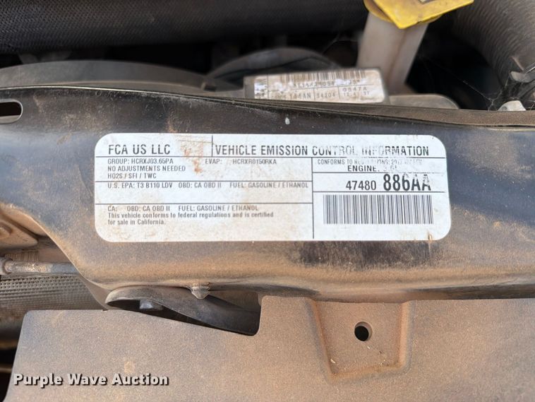 image for item EW8938 2017 Dodge Grand Caravan van