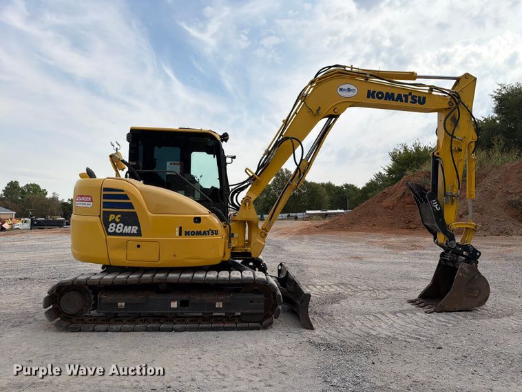image for item EW8954 2020 Komatsu PC88MR-10 mini excavator