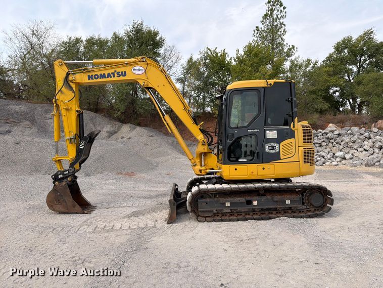 image for item EW8954 2020 Komatsu PC88MR-10 mini excavator