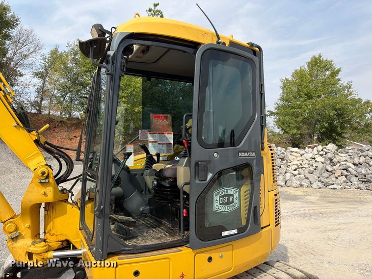 image for item EW8954 2020 Komatsu PC88MR-10 mini excavator