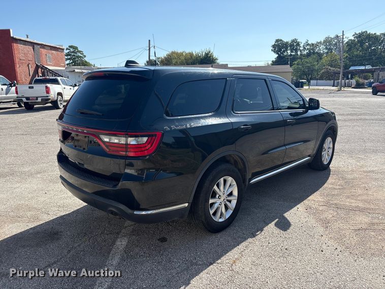 image for item EX0048 2014 Dodge Durango Police SUV