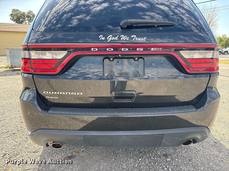 image for item EX0049 2014 Dodge Durango Police SUV