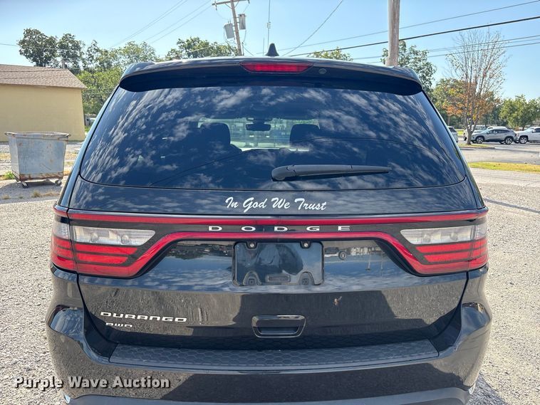 image for item EX0049 2014 Dodge Durango Police SUV