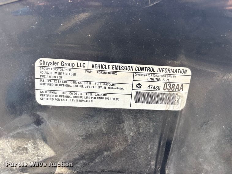 image for item EX0049 2014 Dodge Durango Police SUV