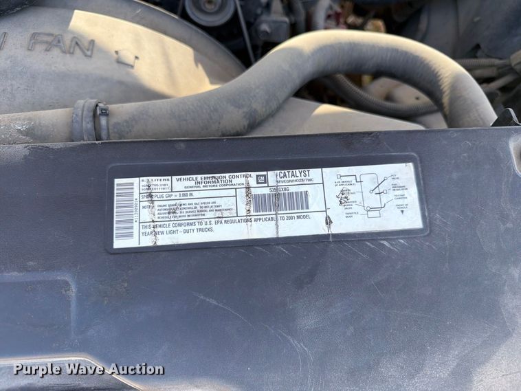 image for item EX0052 2001 Chevrolet Silverado 1500 Ext. Cab pickup truck