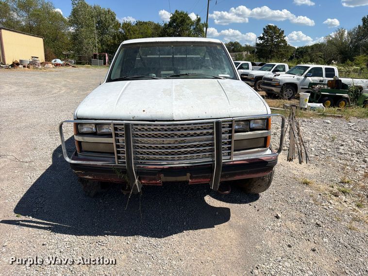 image for item EX0053 1988 Chevrolet C3500 Ext. Cab utility bed pickup truck