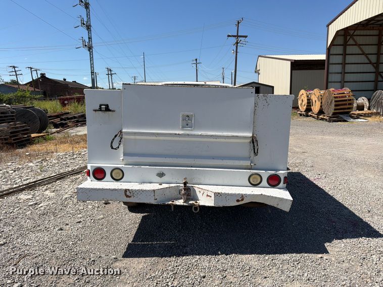 image for item EX0053 1988 Chevrolet C3500 Ext. Cab utility bed pickup truck