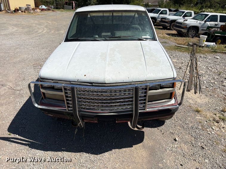image for item EX0053 1988 Chevrolet C3500 Ext. Cab utility bed pickup truck