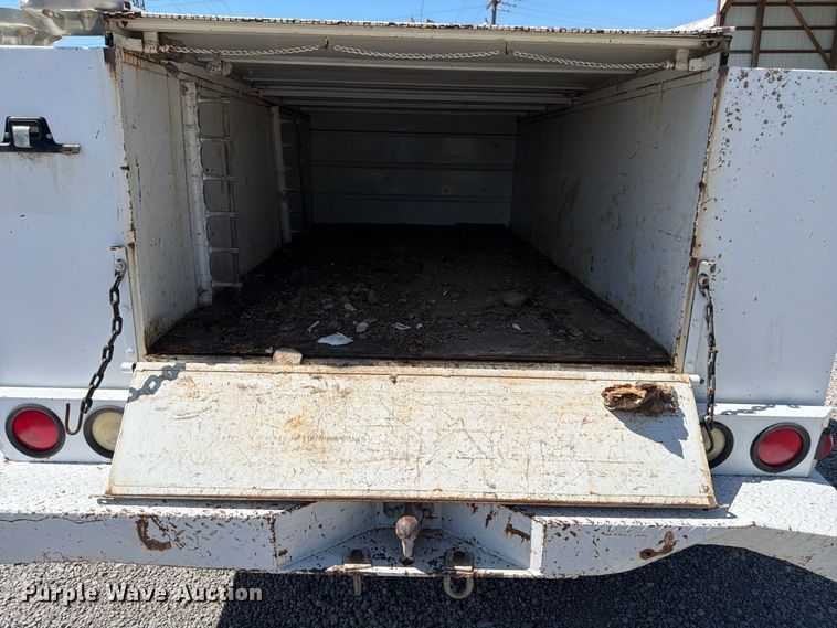 image for item EX0053 1988 Chevrolet C3500 Ext. Cab utility bed pickup truck