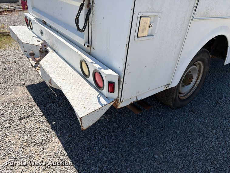 image for item EX0053 1988 Chevrolet C3500 Ext. Cab utility bed pickup truck