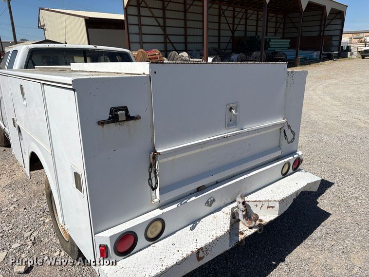 image for item EX0053 1988 Chevrolet C3500 Ext. Cab utility bed pickup truck
