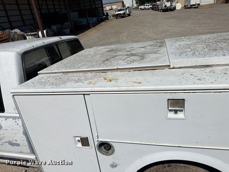 image for item EX0053 1988 Chevrolet C3500 Ext. Cab utility bed pickup truck