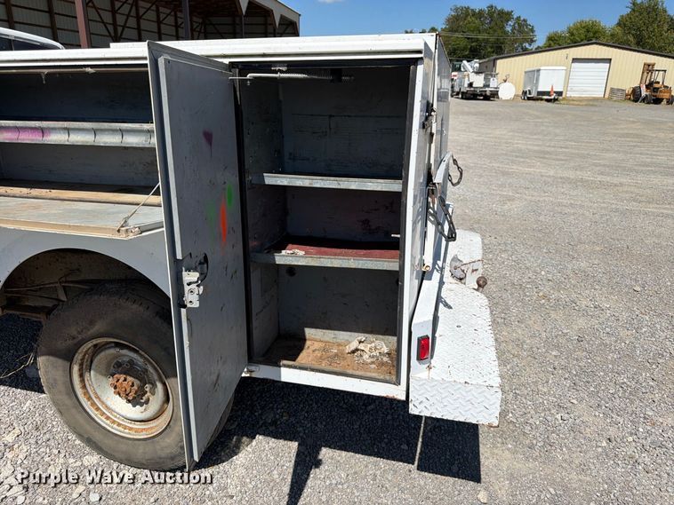image for item EX0053 1988 Chevrolet C3500 Ext. Cab utility bed pickup truck