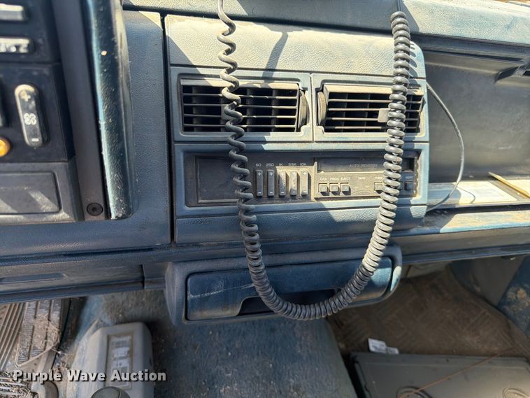 image for item EX0053 1988 Chevrolet C3500 Ext. Cab utility bed pickup truck