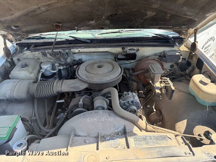image for item EX0053 1988 Chevrolet C3500 Ext. Cab utility bed pickup truck