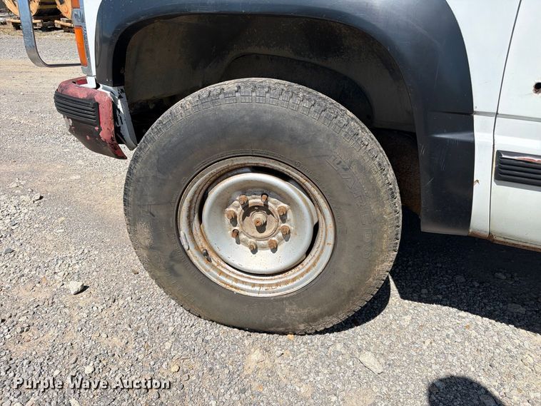 image for item EX0053 1988 Chevrolet C3500 Ext. Cab utility bed pickup truck