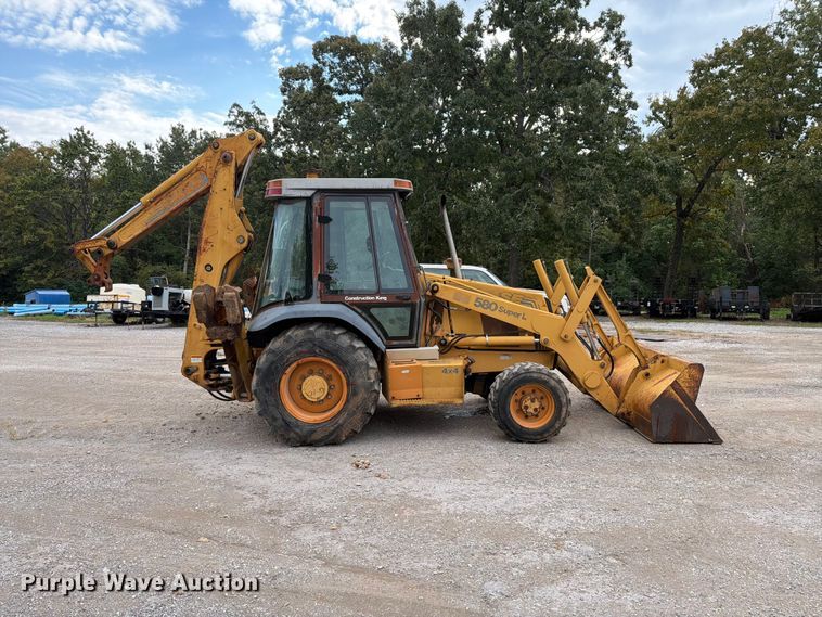 image for item EX0055 1996 Case 580S backhoe