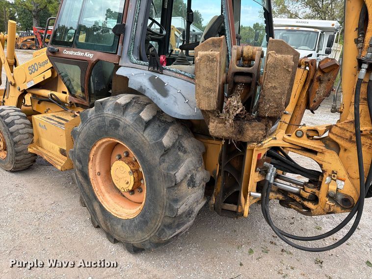image for item EX0055 1996 Case 580S backhoe