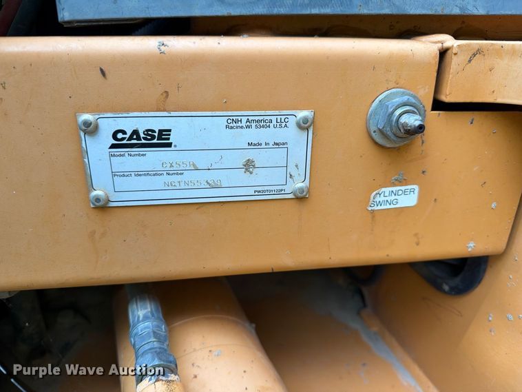 image for item EX0058 2012 Case CX55B Mini Excavator