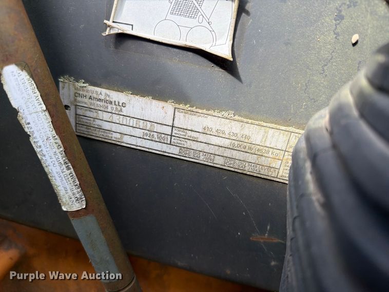 image for item EX0059 2006 Case 430 skid steer loader