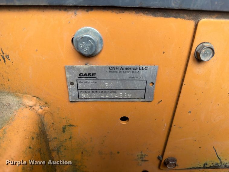 image for item EX0059 2006 Case 430 skid steer loader