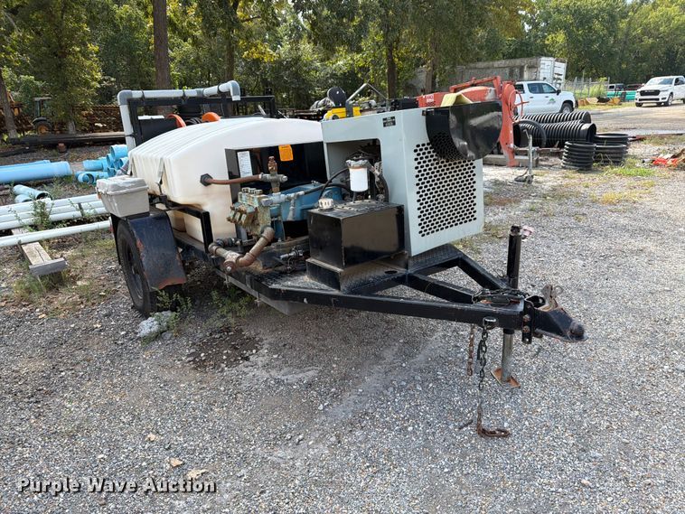 image for item EX0060 2003 Sewer Equipment Co shop built sewer jetter trailer