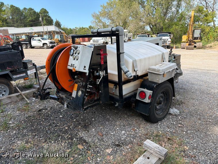 image for item EX0060 2003 Sewer Equipment Co shop built sewer jetter trailer