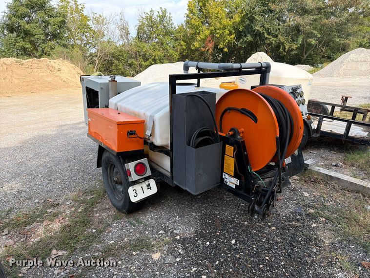 image for item EX0060 2003 Sewer Equipment Co shop built sewer jetter trailer