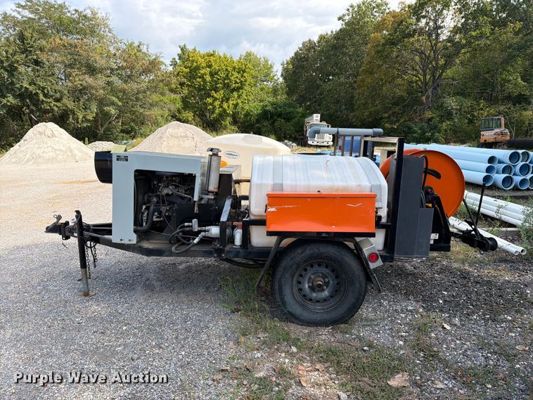 image for item EX0060 2003 Sewer Equipment Co shop built sewer jetter trailer