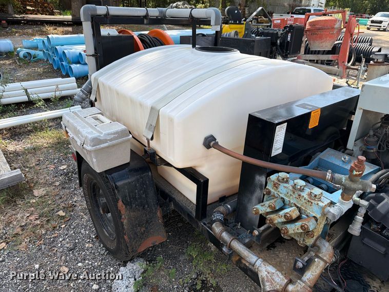 image for item EX0060 2003 Sewer Equipment Co shop built sewer jetter trailer