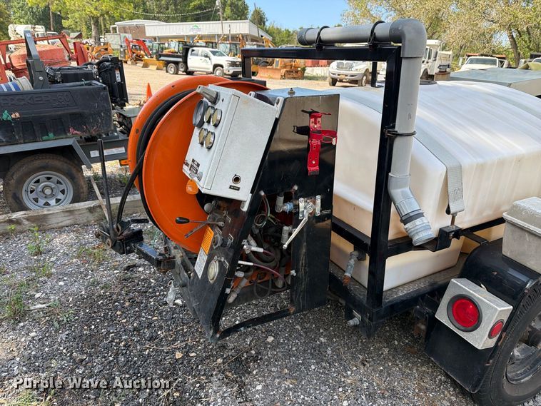 image for item EX0060 2003 Sewer Equipment Co shop built sewer jetter trailer