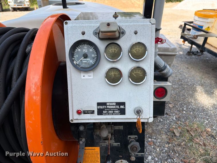 image for item EX0060 2003 Sewer Equipment Co shop built sewer jetter trailer