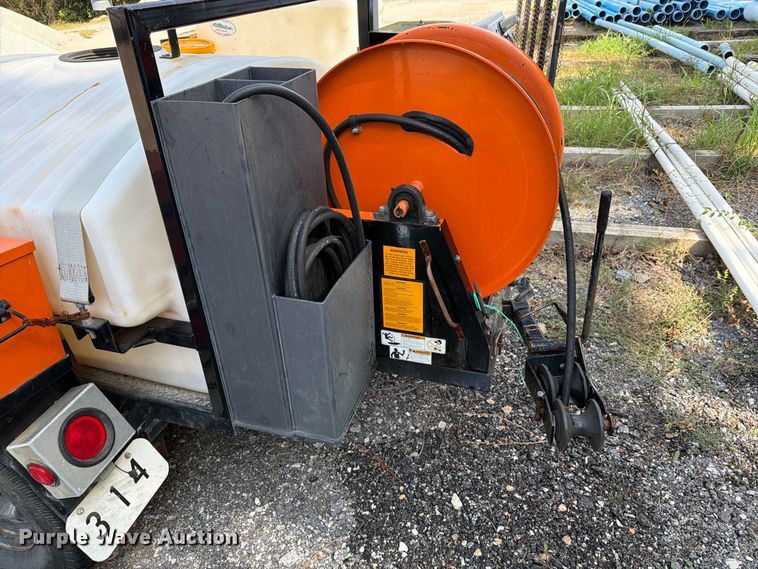 image for item EX0060 2003 Sewer Equipment Co shop built sewer jetter trailer