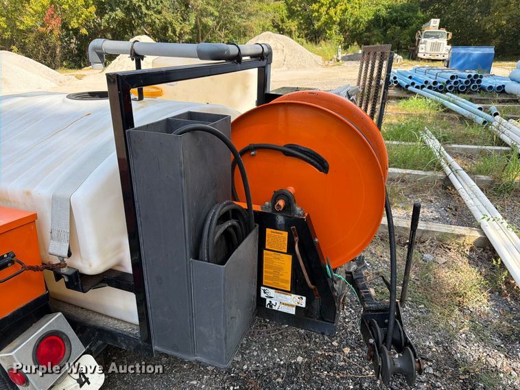 image for item EX0060 2003 Sewer Equipment Co shop built sewer jetter trailer