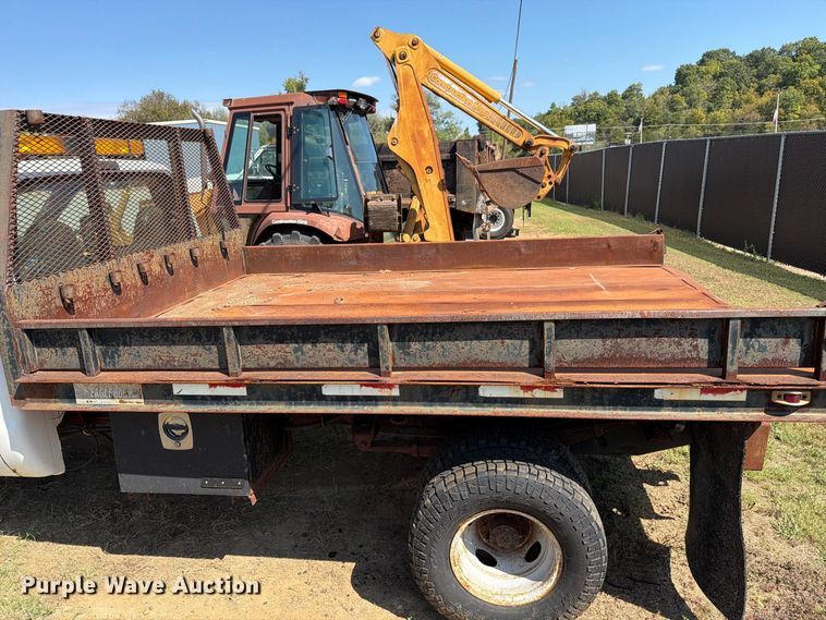 image for item EX0061 1999 Ford F350 flatbed pickup truck