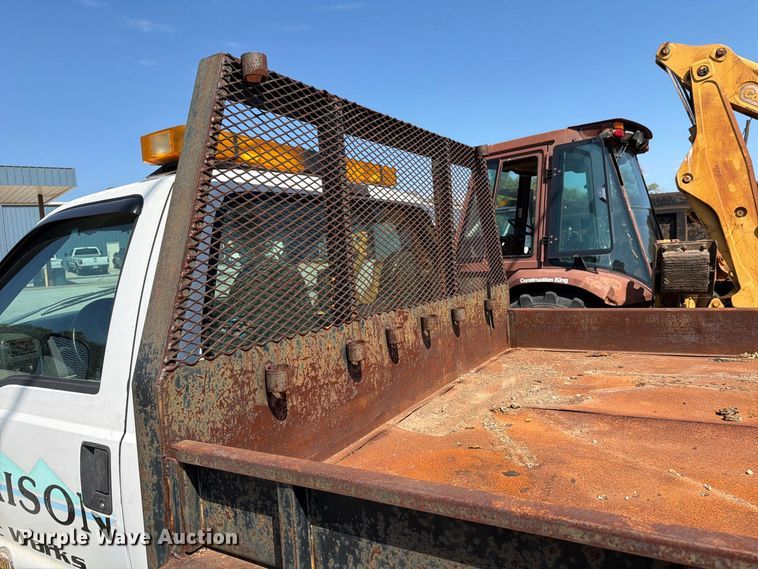 image for item EX0061 1999 Ford F350 flatbed pickup truck