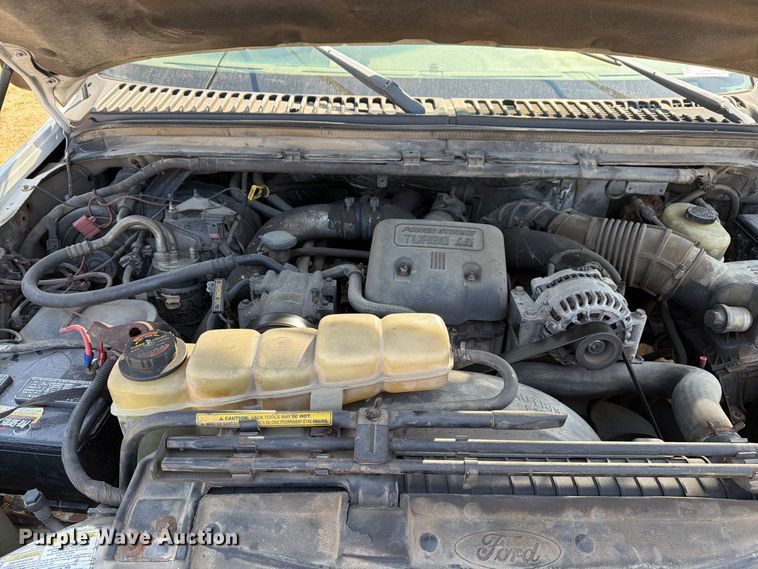 image for item EX0061 1999 Ford F350 flatbed pickup truck