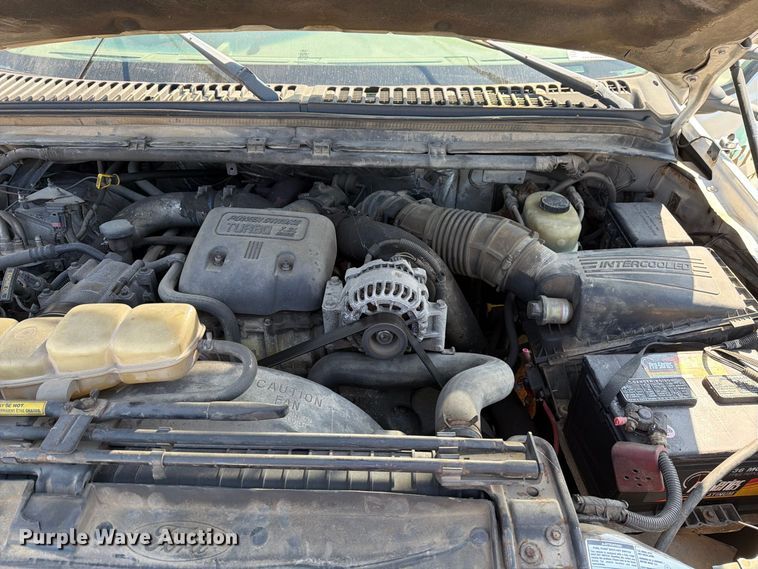 image for item EX0061 1999 Ford F350 flatbed pickup truck