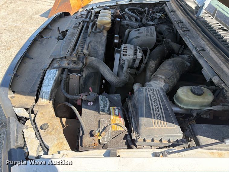 image for item EX0061 1999 Ford F350 flatbed pickup truck