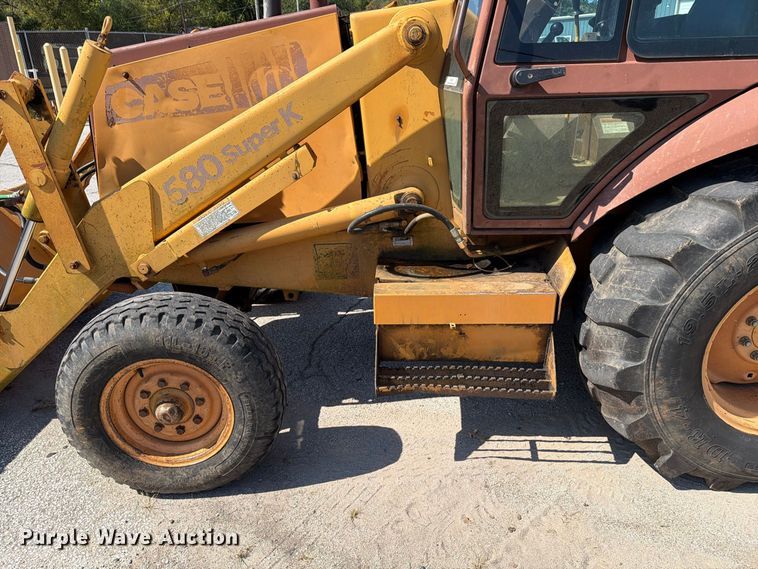 image for item EX0063 1994 Case 580 Super K backhoe
