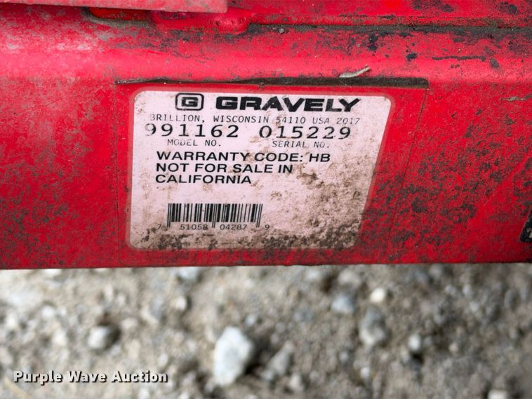 image for item EX2312 Gravely ZTHD-48 ZTR lawn mower