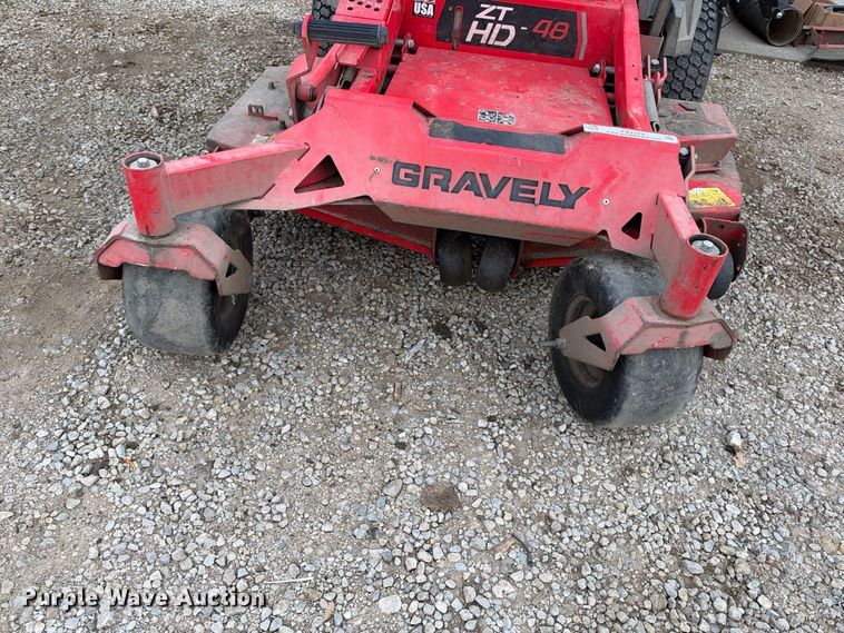 image for item EX2313 Gravely ZTHD-48 ZTR lawn mower