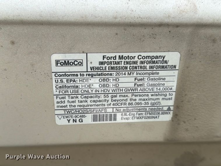 image for item EX4114 2014 Ford E450 Super Duty shuttle bus