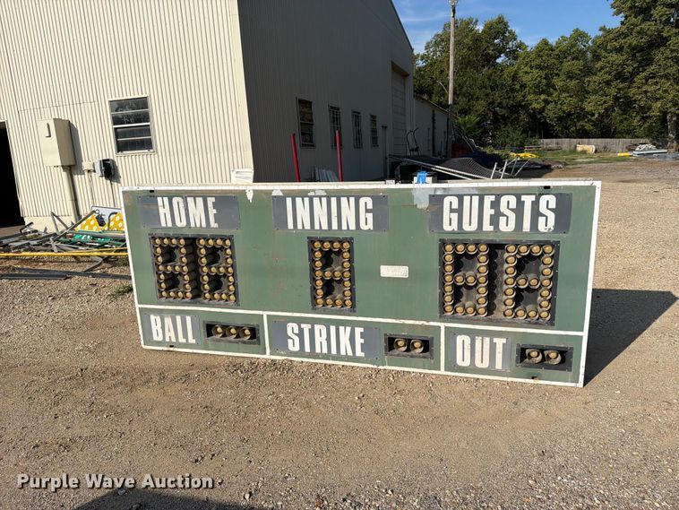 image for item EX4319 (5) Nevco Scoreboard Company 1010 scoreboards