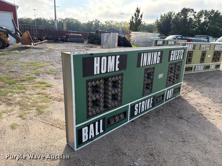 image for item EX4319 (5) Nevco Scoreboard Company 1010 scoreboards