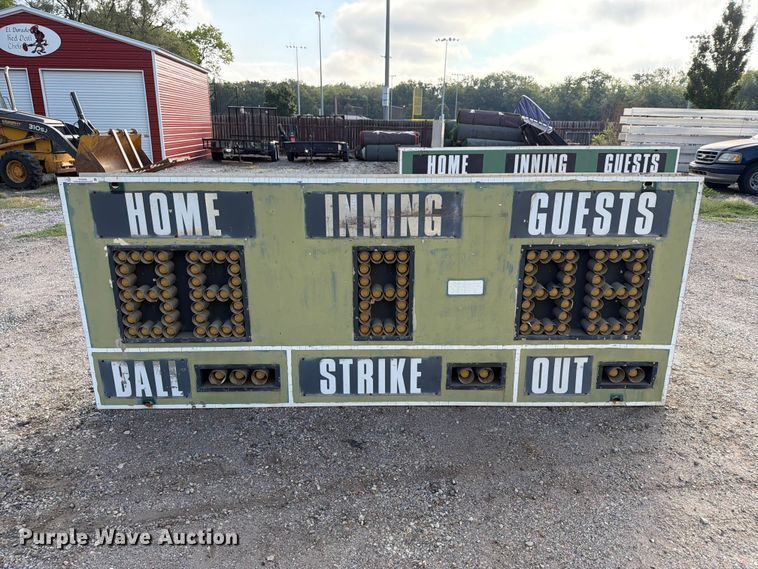 image for item EX4319 (5) Nevco Scoreboard Company 1010 scoreboards