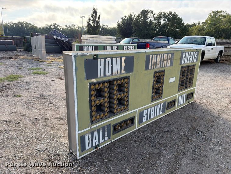 image for item EX4319 (5) Nevco Scoreboard Company 1010 scoreboards