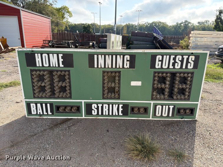 image for item EX4319 (5) Nevco Scoreboard Company 1010 scoreboards