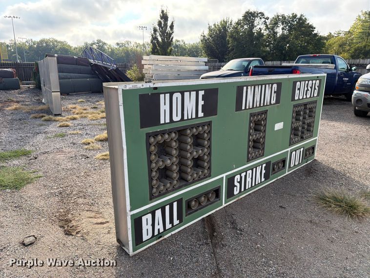 image for item EX4319 (5) Nevco Scoreboard Company 1010 scoreboards